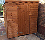 Pent Roof Wooden Sheds Glasgow
